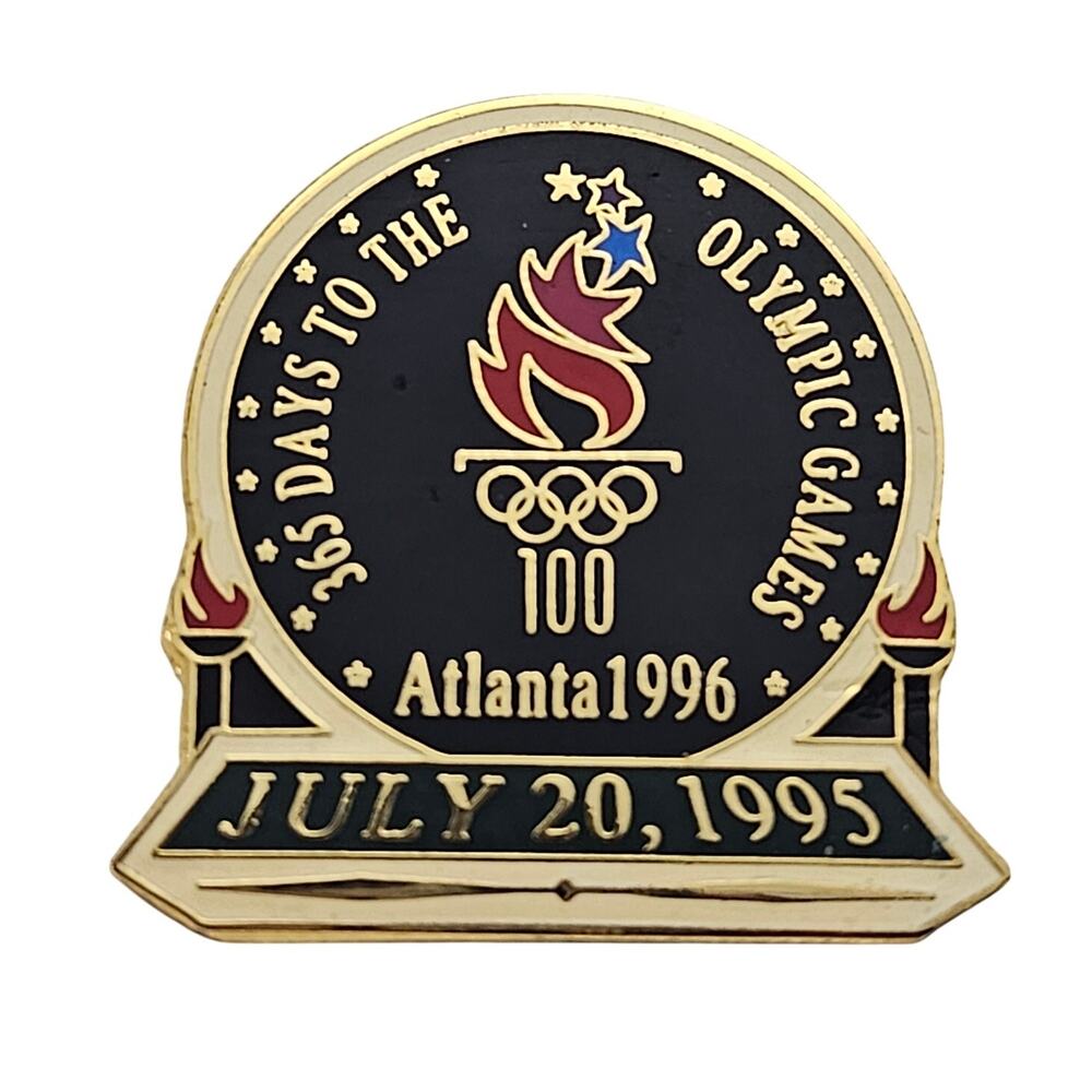 Alanta Countdown To 1996 Olympic Games Pin